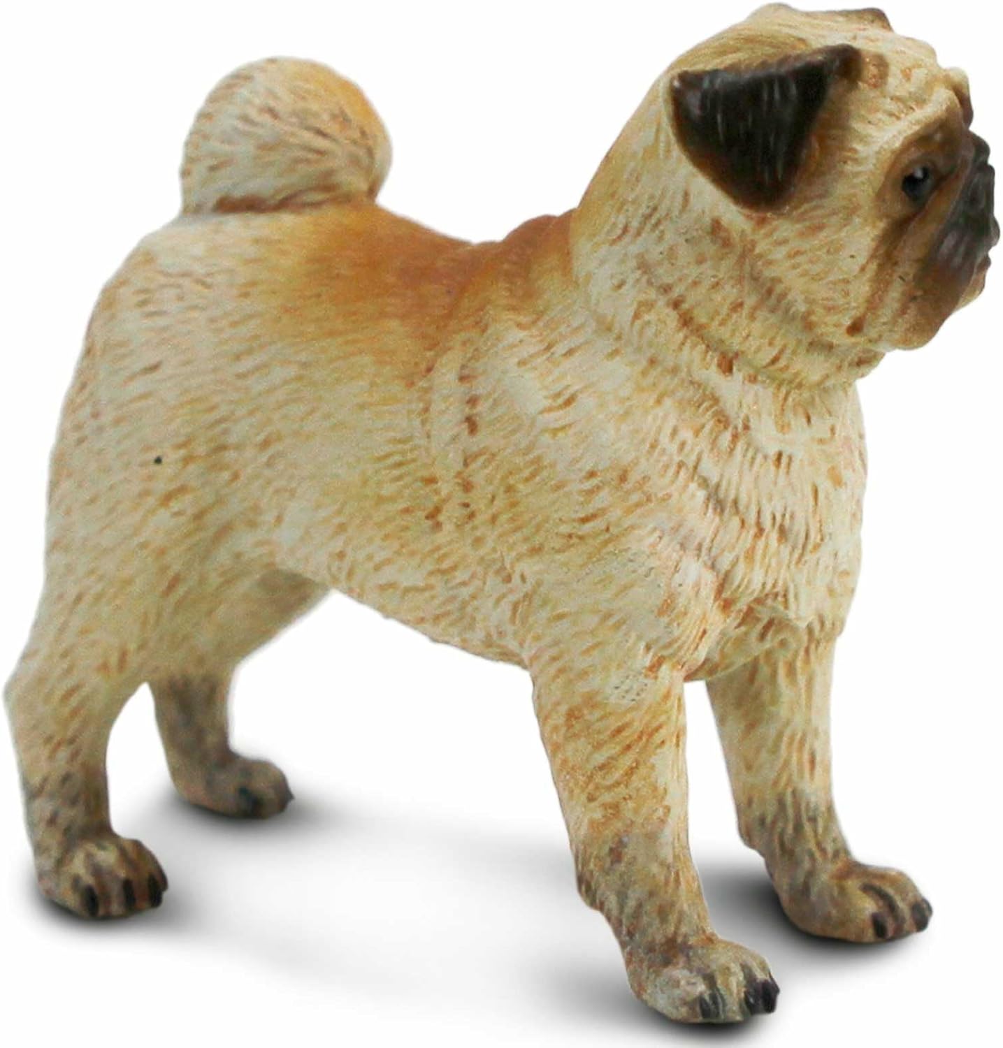 Safari Ltd. Pug Figurine - Realistic 2.75" Dog Figure - Educational Toy for Boys, Girls, and Kids Ages 3+