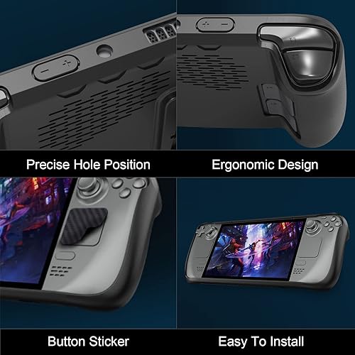 Miniatura 3 de Tangaroa Steam Deck Case with Kickstand Steamdeck Case Accessories, Adjustable Protective Case for Steam Deck Protector, TPU Soft Cover -