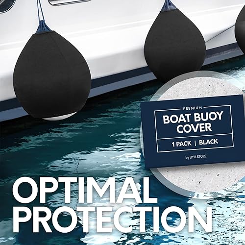 Miniatura 7 de Cubiertas para boya de barco  Paquete de 1, 2 y 4  Negro  Diámetro x Longitud 15  x 19  & 17.5  x 21   Poliéster (1 paquete y 17.5  x 21 )