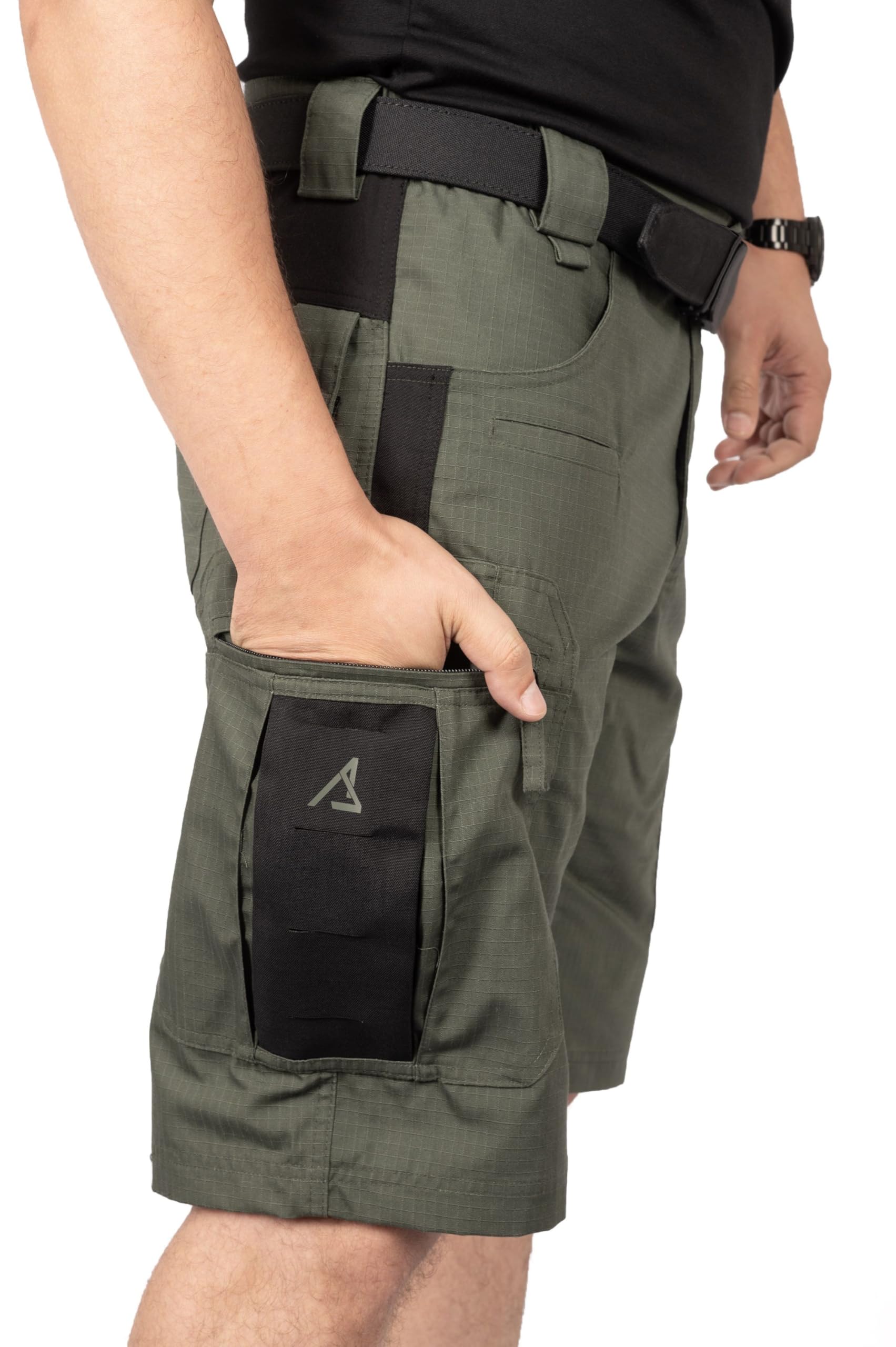 ACE Schakal Cargo-Hose kurz - Einsatz-Shorts mit Stretch-Bund für Männer - Taktische Outdoor-Hosen für Herren