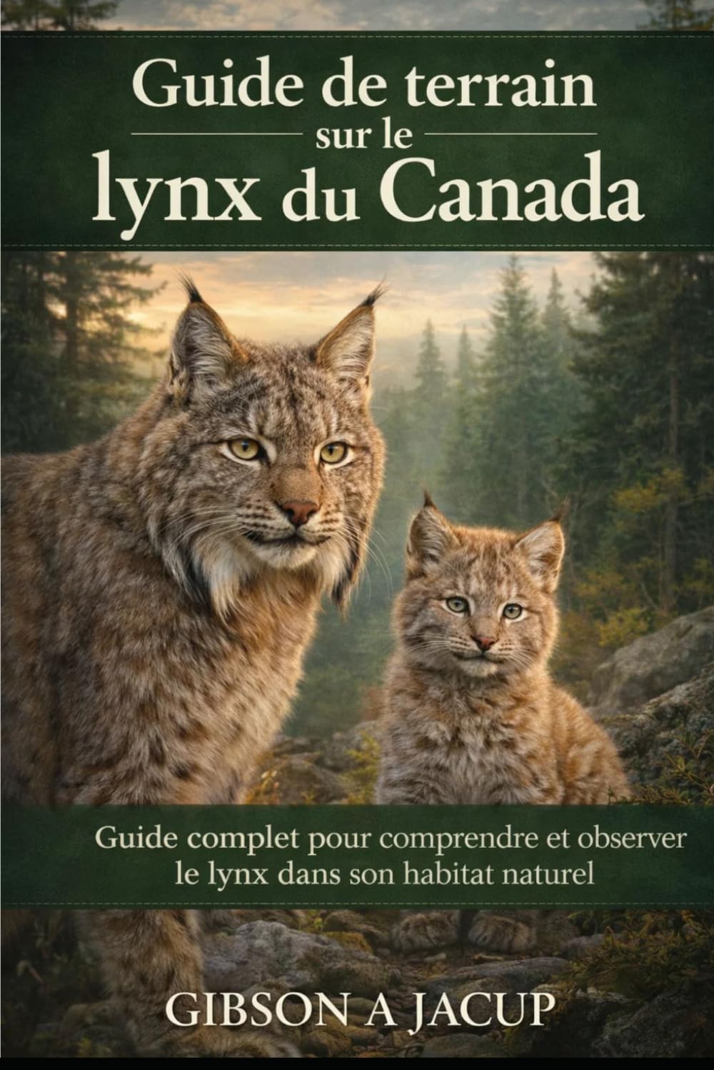 Guide de terrain sur le lynx du Canada: Guide complet pour comprendre et observer le lynx dans son habitat naturel