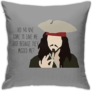 GAOXU Ja-Ck Sp-Arr-Ow Pira-Tes of the Cari-Bb-Ean - Funda de almohada de doble cara para sofá, cama, silla, coche, picnic, camping, 45,72 x 45,72 cm