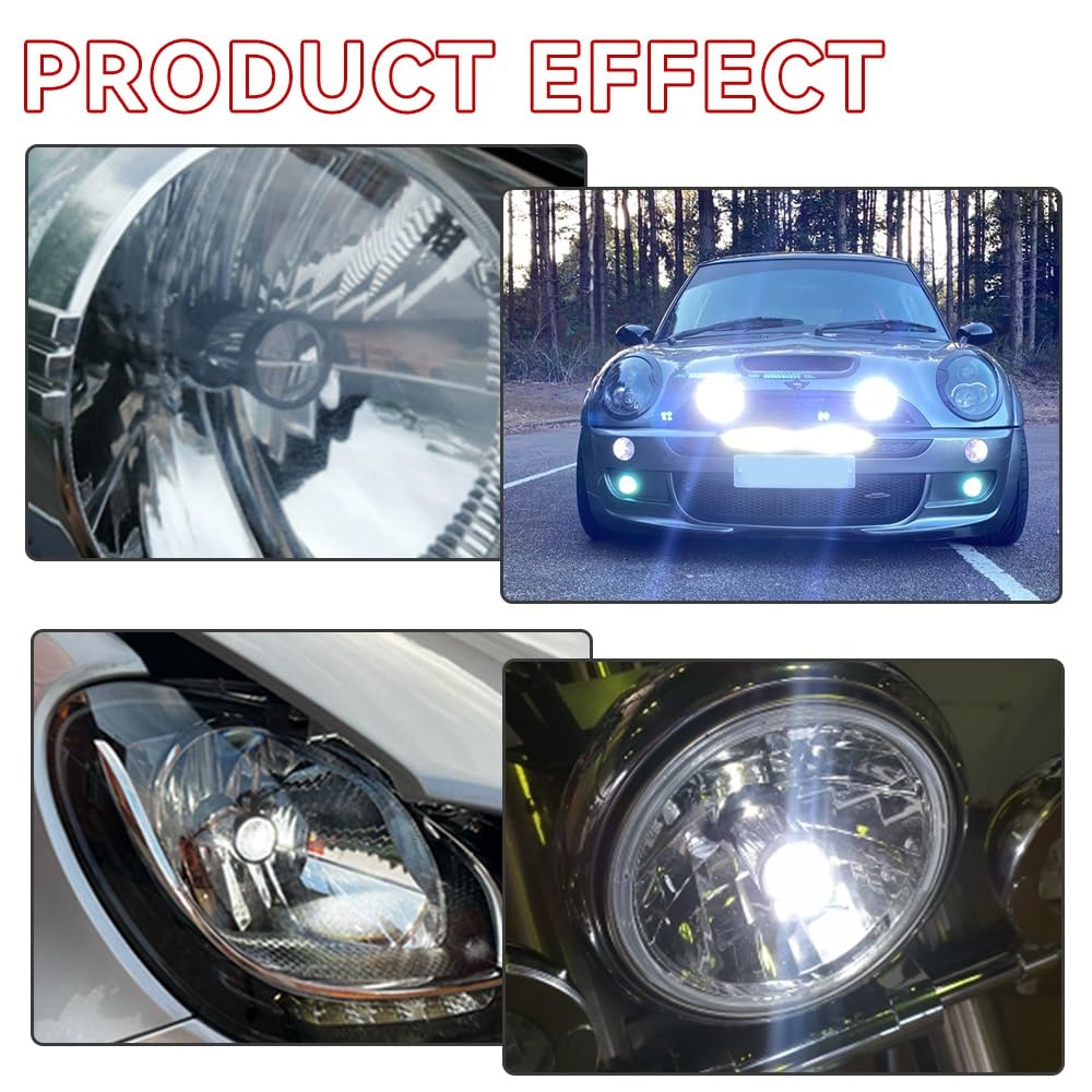 Reflektor dalekosiężny Reflektor projektora LED H4 Obiektyw projektora Y6 z wentylatorem chłodzącym 90 W Żarówka samochodowa Hi Lo Beam 12 V Żarówki halogenowe