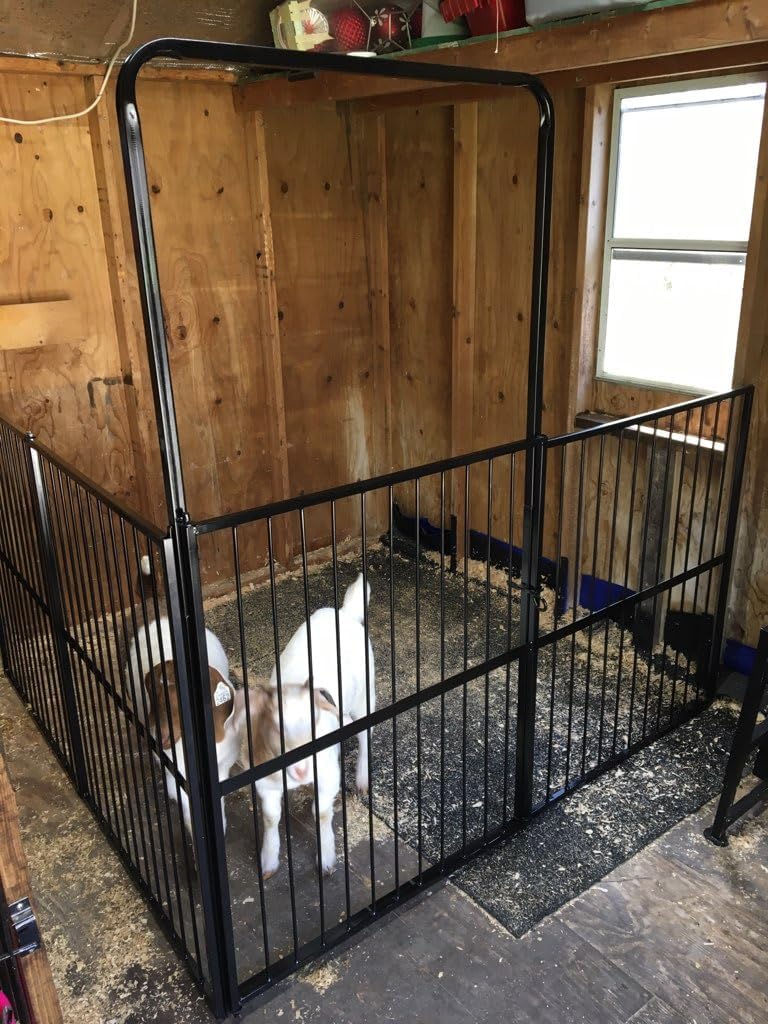 6' Walk Thru Goat or Sheep Gate Kit with Door and Front Panel Livestock Pen and Fence Supplies, Perfect for Goat or Sheep Fencing,