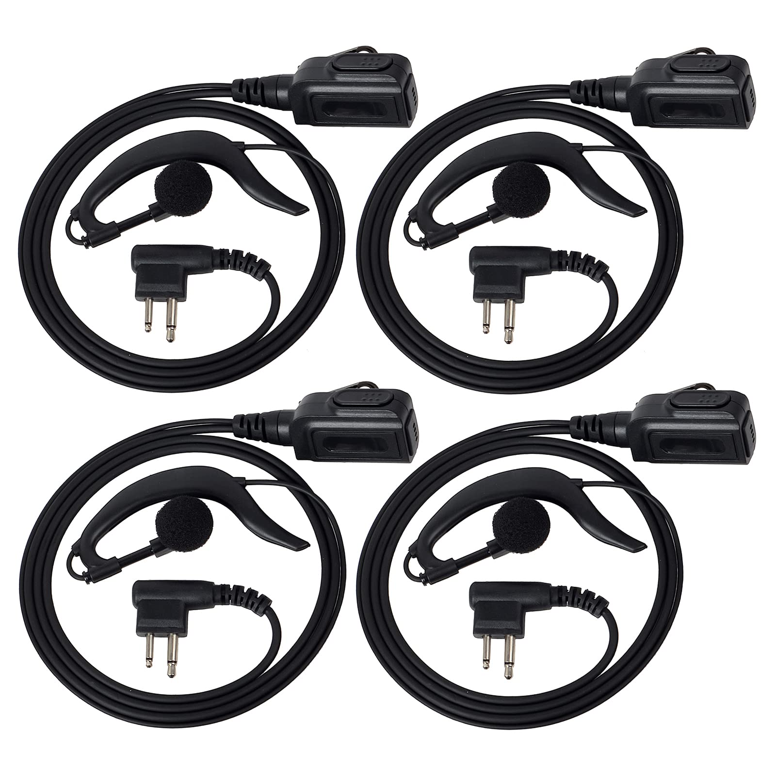 Auricular de seguridad compatible con Motorola DP1400 manos libres tipo G marca HYS 6