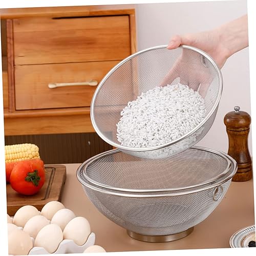 Miniatura 8 de Cesta de arroz de acero inoxidable Colador de fideos Colador grande Filtro de lavadora Cesta de lavado de verduras Cesta de frutas Cesta de lavado