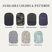 Vista 4 de Funda para bolsa de ostomía desodorizante elástica D con tapón de cordón (F, estilo denim)