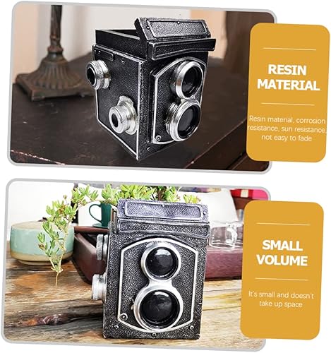 Miniatura 9 de Maceta de resina decorativa retro para suculentas, decoración del hogar, adorno único de escritorio para jardín, balcón, espacios de oficina