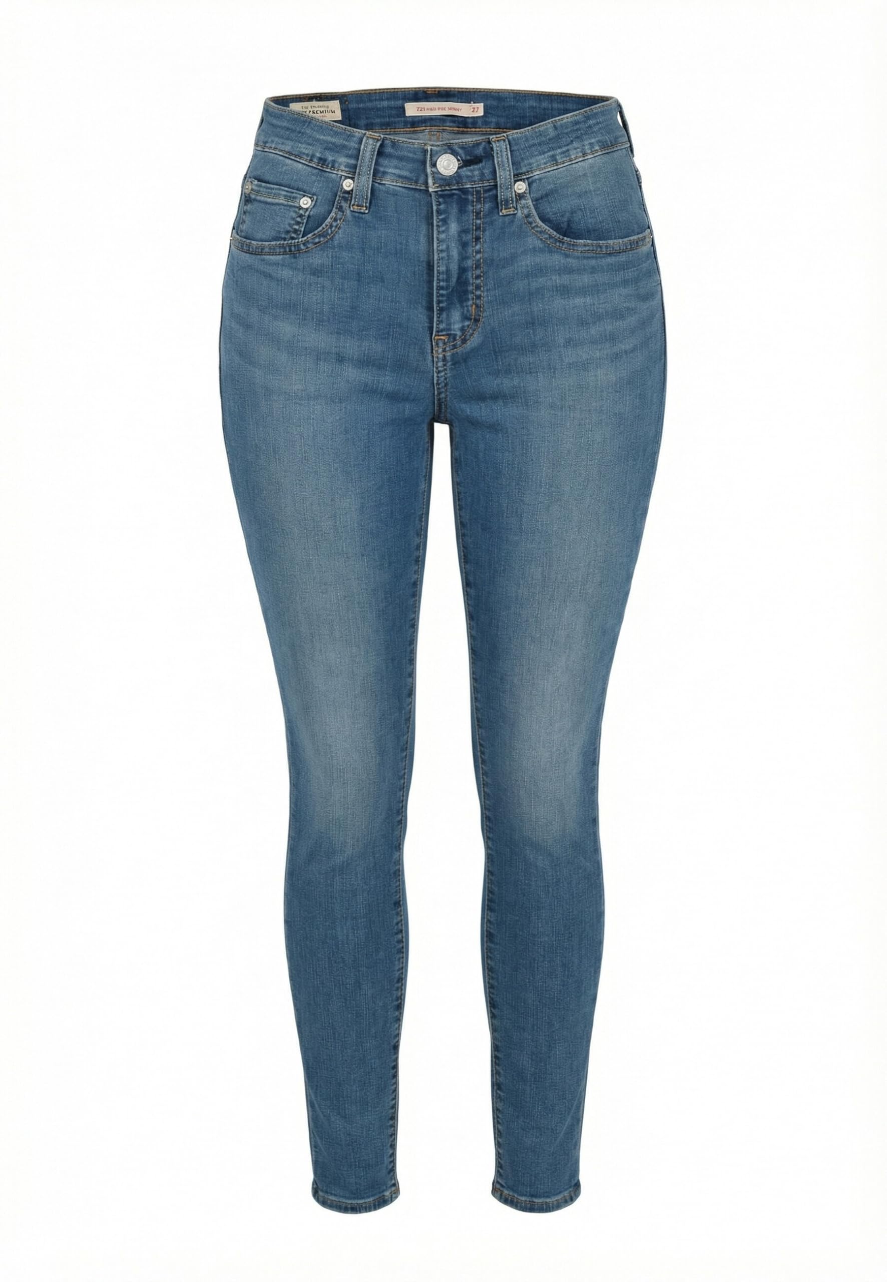 Levi's Damen Jeanshose 721 mit Stretch-Anteil, Skinny Fit, Blau (Loud Cool), W29/L32