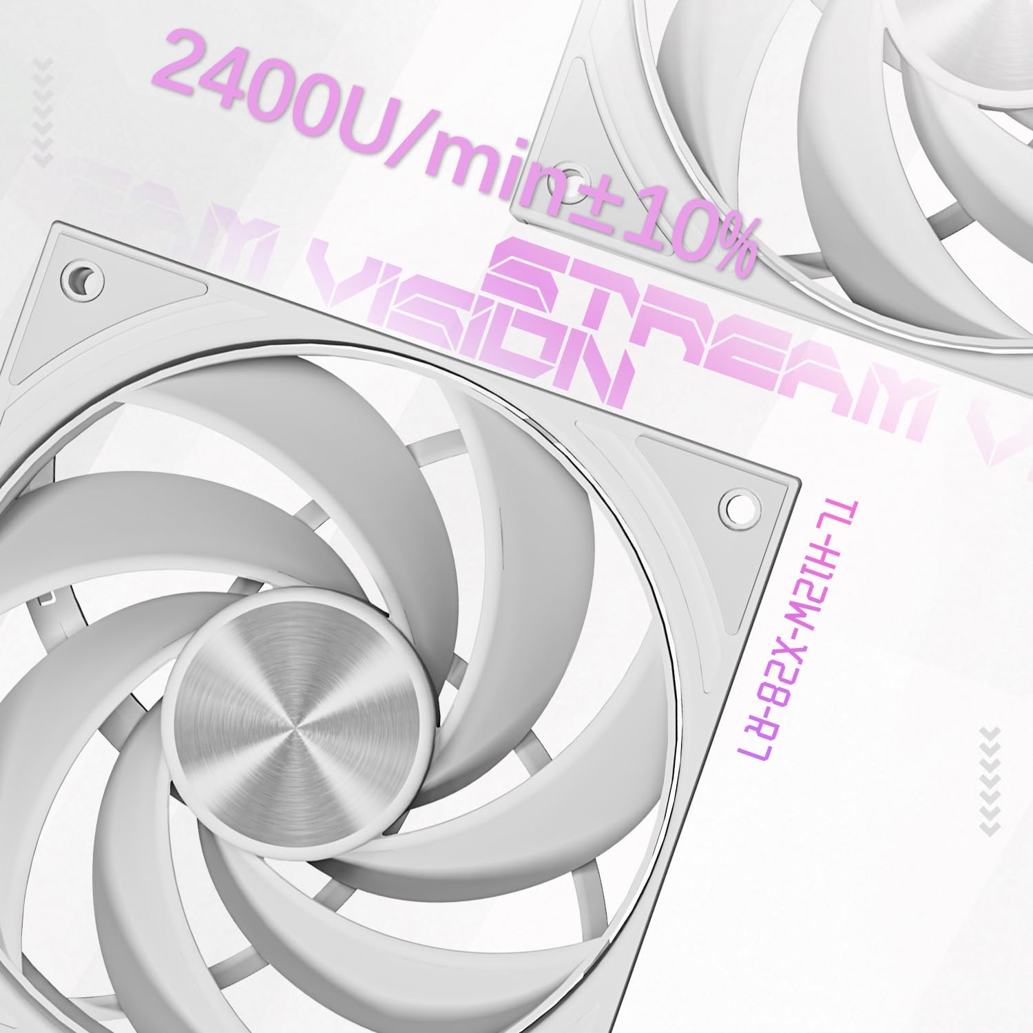 TR-Thermalright Stream Vision 360 Bianco Refrigeratore Liquido per CPU, Schermo LCD IPS da 3,5'' con Risoluzione 680x480 - Magnetico, Testa Fredda con Ventola Integrata, Refrigeratore da 360mm