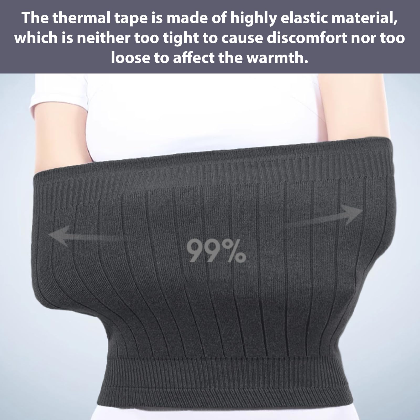 NAROSEBE Unisex Calentador de Cintura Faja Lumbar Calentador de Cintura de Cachemira Cinturón Lumbar Mujer Cinturón Invierno Calentado de Lana Cinturón de Punto (Gris oscuro)