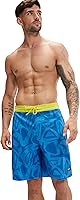 Speedo Men's Bondi Printed Knee-Length Boardshorts - 20" Swim Trunks with UPF 50+, 4-Way Stretch & Liner