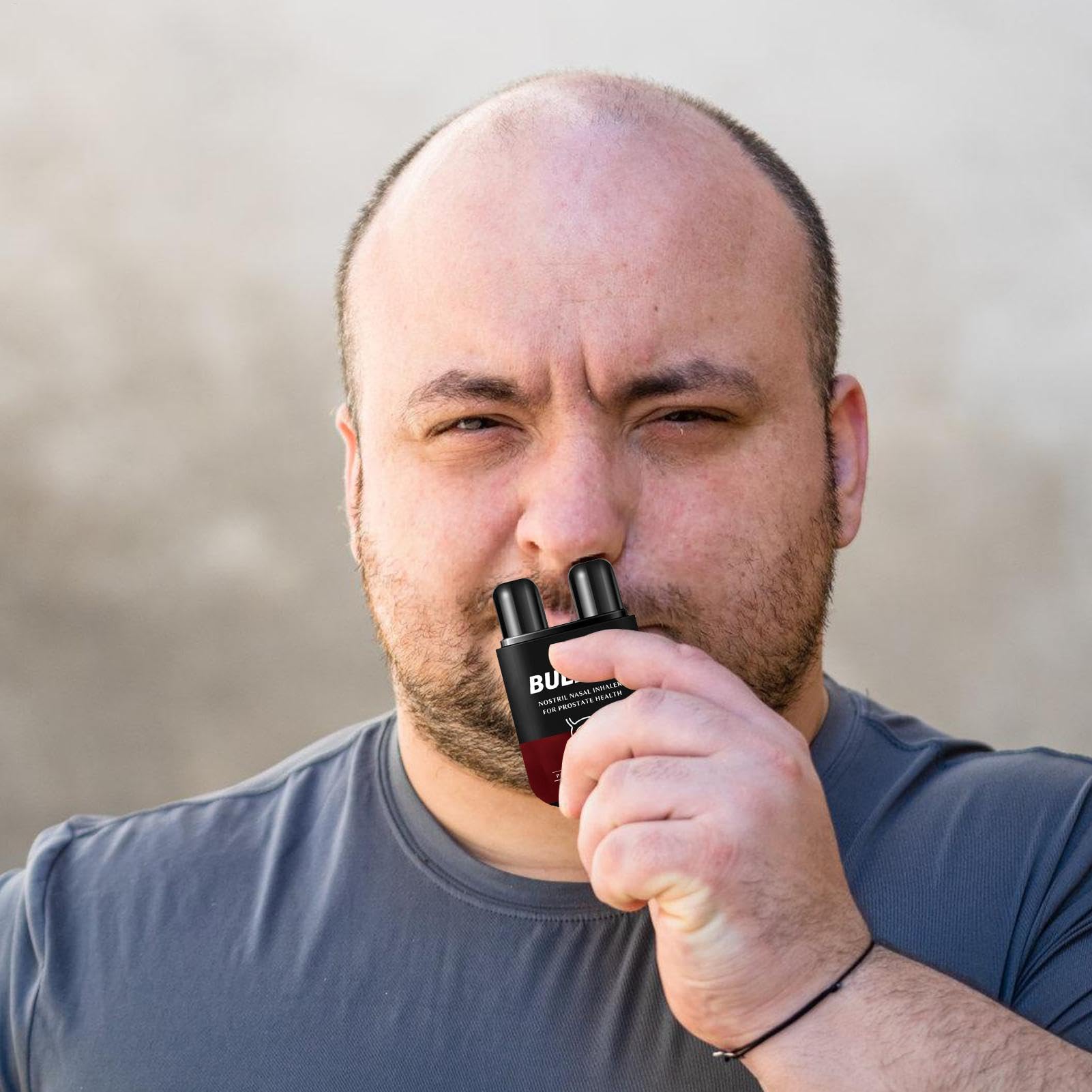 Inhalator funkcyjny, inhalator do nosa dla zdrowia prostaty, od?wie?aj?cy inhalator zapachowy, bezpieczna i niedra?ni?ca piel?gnacja, zapewnia ?atw? ulg? w oddychaniu, 6,8 cm do podró?y