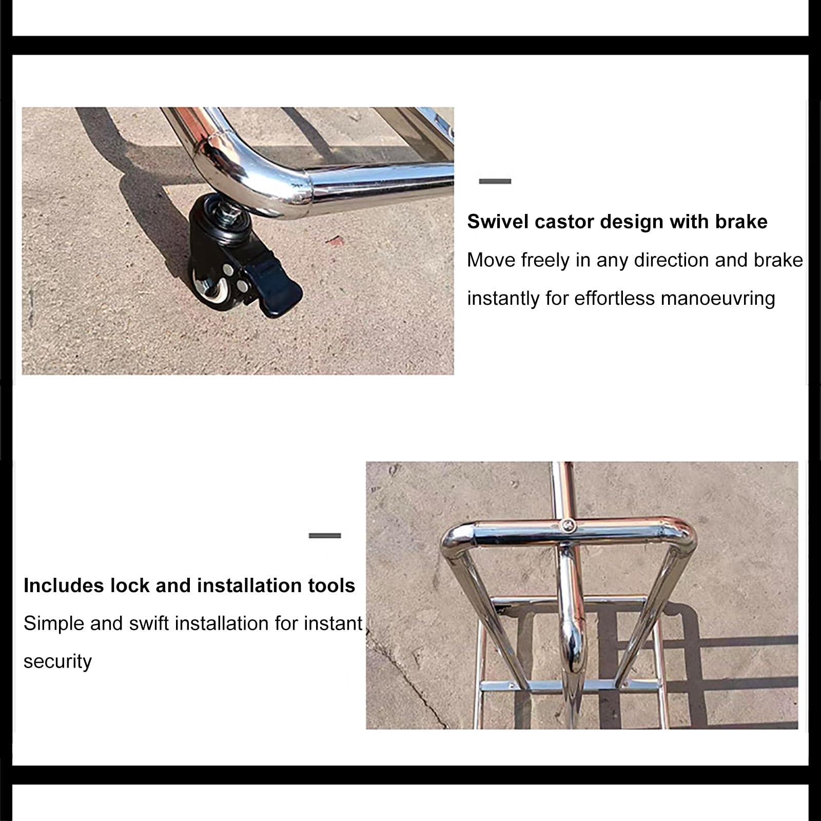 Supporto per Hula Hoop Supporto per giocattoli in acciaio inossidabile, supporto per hula hoop con ruote, supporto portatile per anelli da ginnastica per interni ed esterni