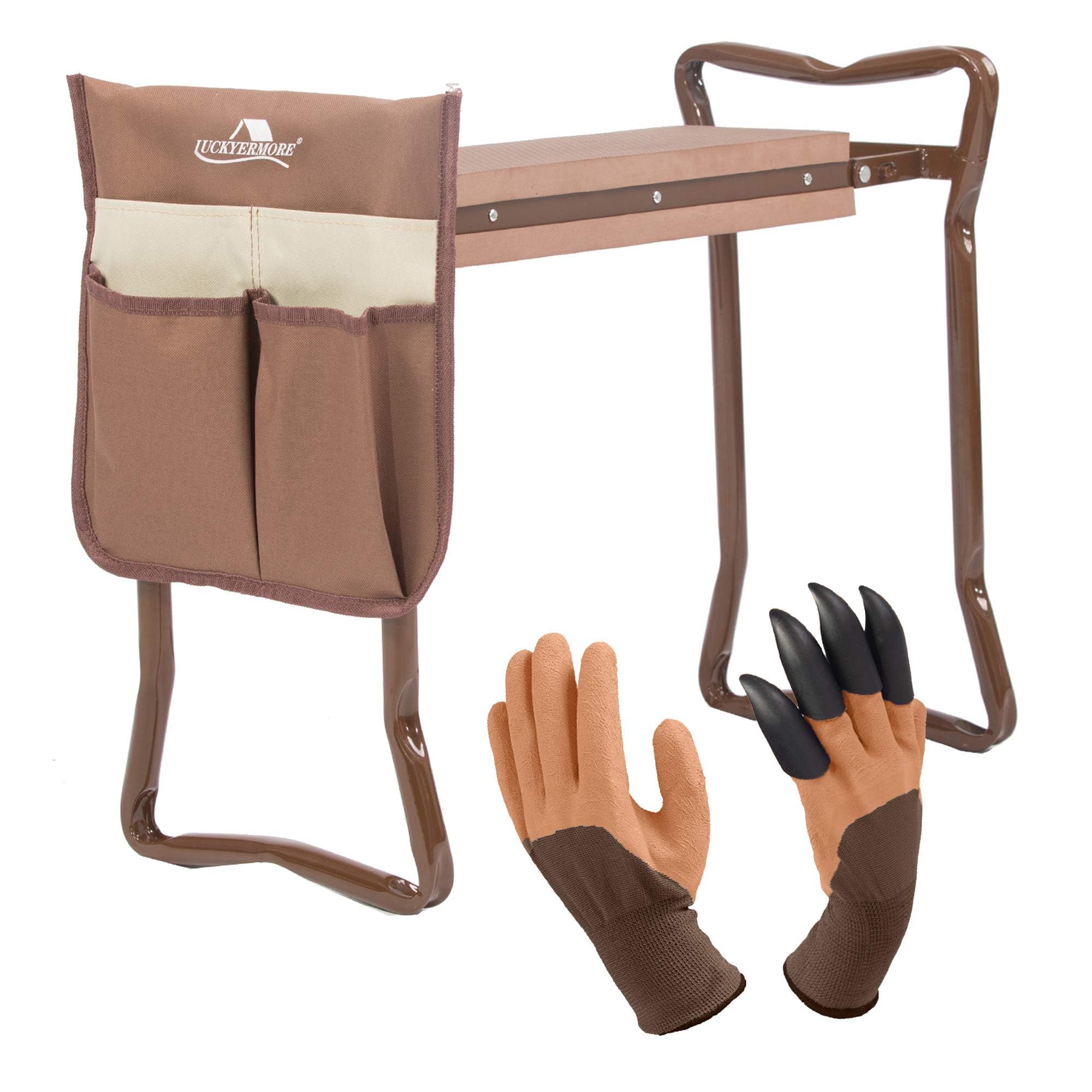 LUCKYERMORE Garden Kneeler and Seat