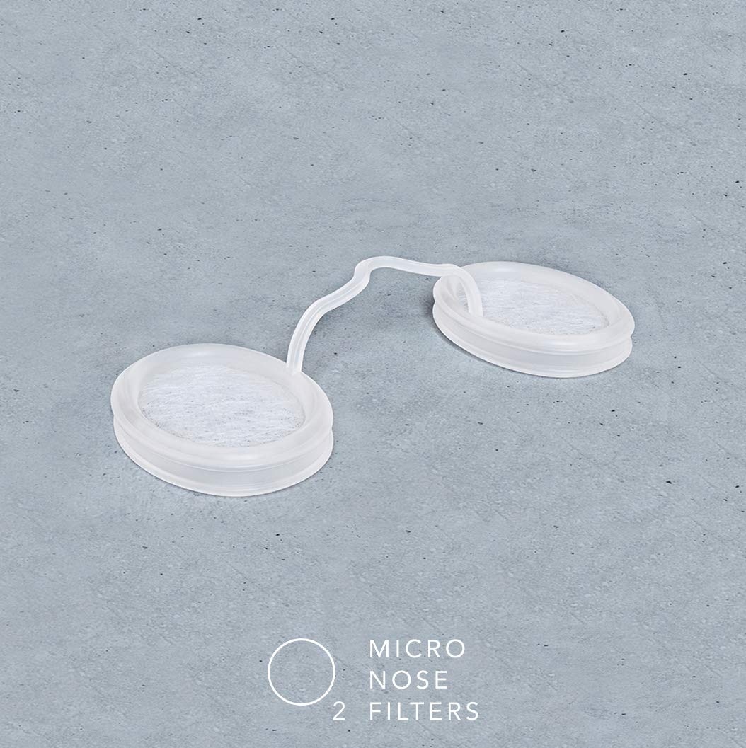 O2 Nose Filters with 3M Filtration Technology for Allergy Relief, Dust