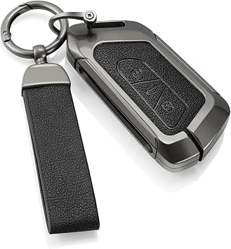 Zinc Alloy Key Case Remote Control Protect Cover Compatible For VW Golf 8 ID.3 ID.4 /Skoda Octavia A8 MK4 MK8 /GTI RBlack