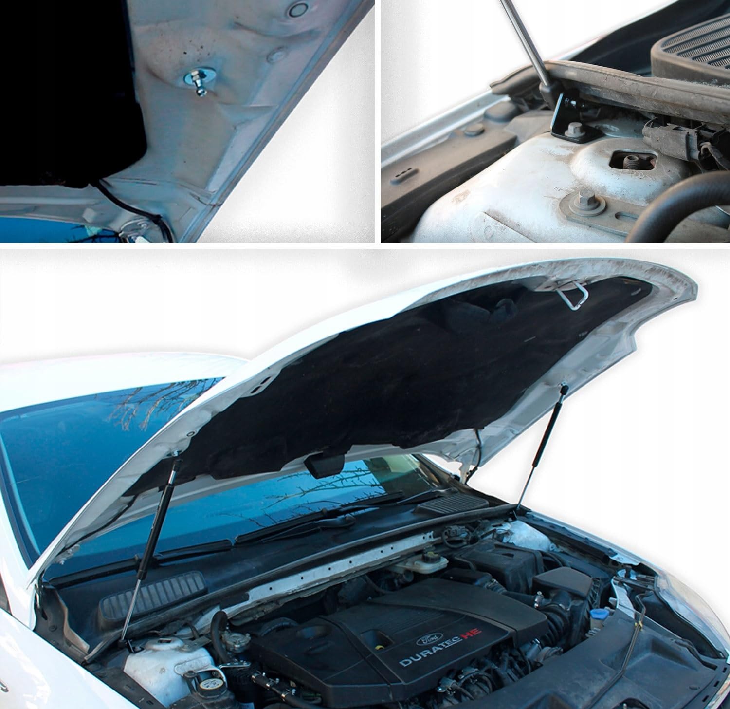 Siłowniki maski silnika kompatybilny z FORD MONDEO IV MK4 2007-2015, sprężyny gazowe, amortyzatory maski silnika, 2 sztuki
