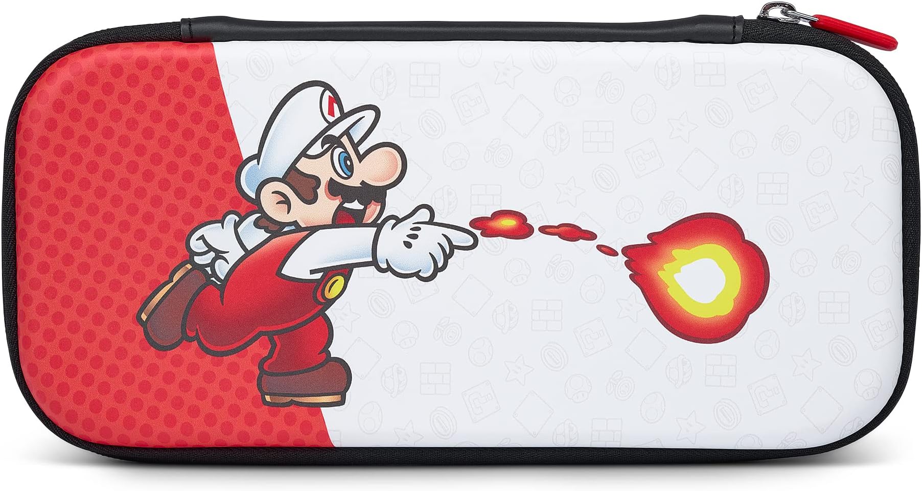 - PowerA Slim Gaming Console Kit Case for Nintendo Switch, Nintendo Switch OLED or Nintendo Switch Lite with Accessories Storage, Super Mario Bros, Fireball Mario (Officially Licensed)