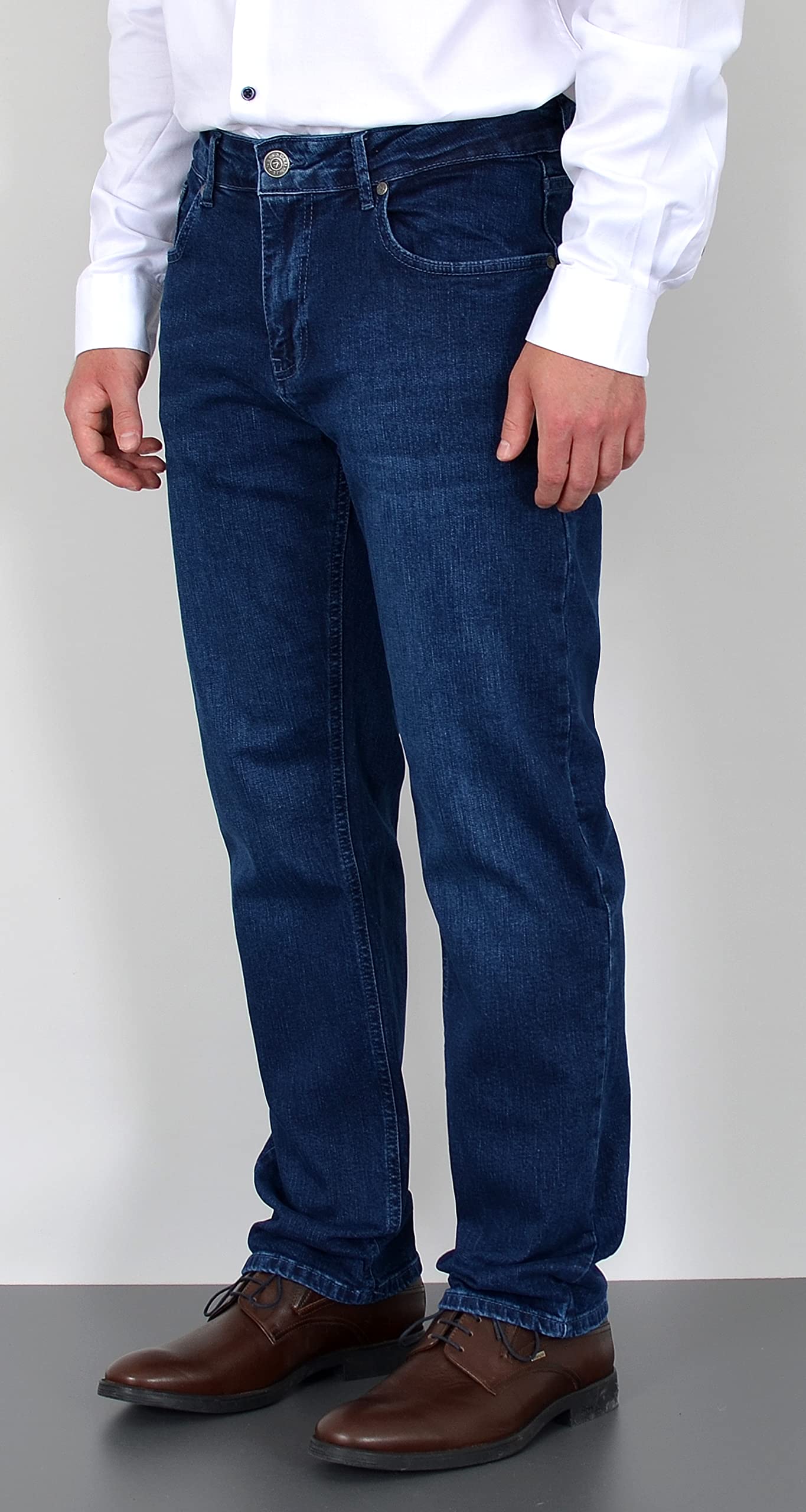 ADAM Jean Homme Regular Jean Elastique Homme Jeans Homme Pantalon Homme Jeans Jean Droit Homme Jean Straight Fit Homme Jeans Straight Homme F100