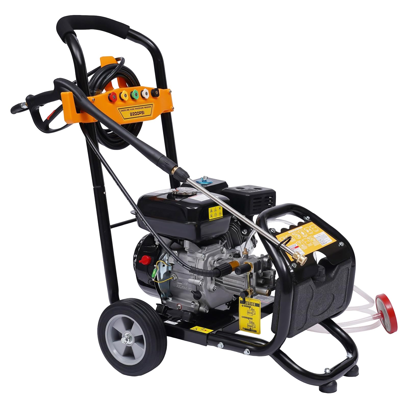 Petrol Pressure Washer, 7.5 HP Engine Power Cleaner, High-Pressure Jet Wash for Outdoor Cleaning, Heavy-Duty Design, Ideal for Driveways and Patios