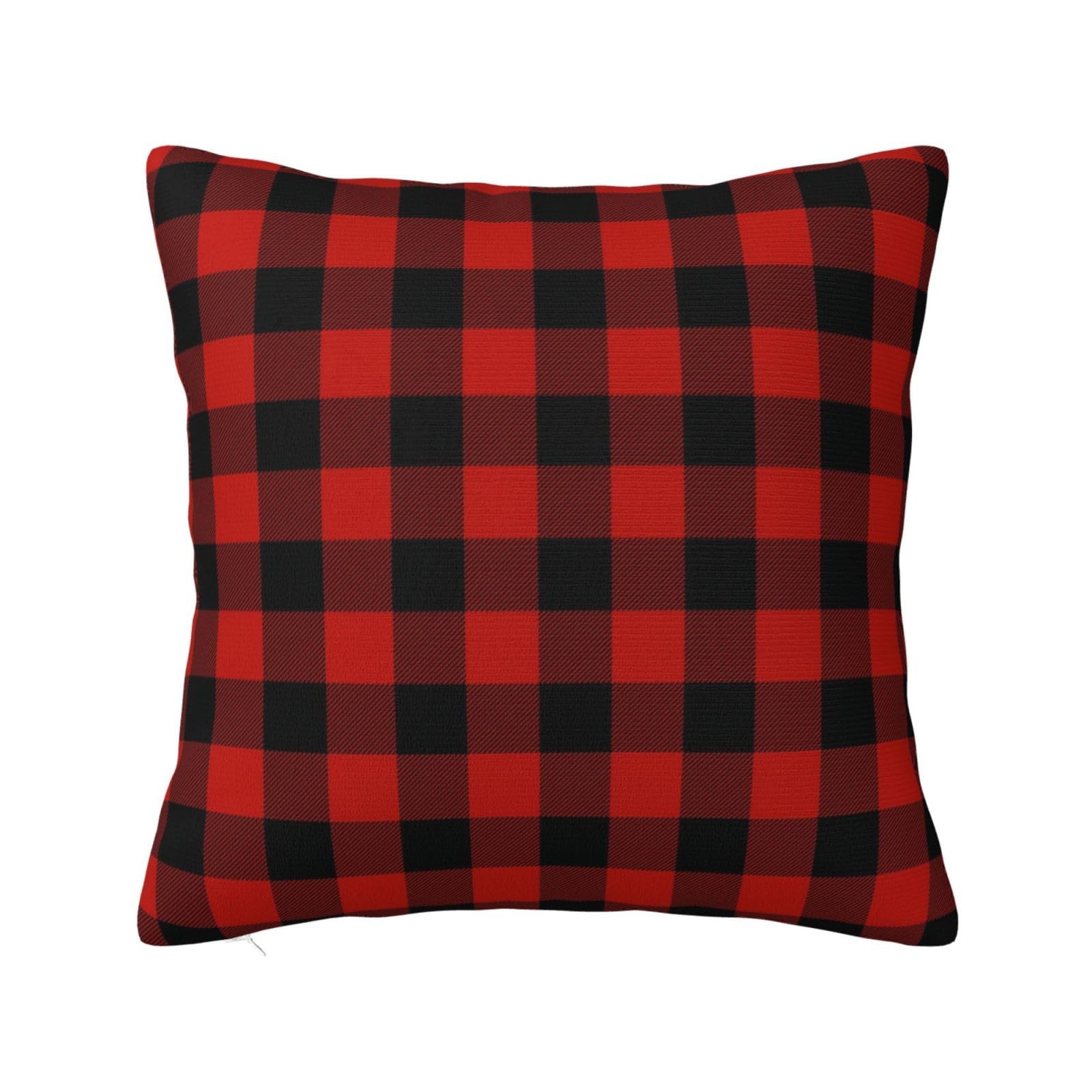 Plaid Buffalo Style Checks Pattern Retro Style Pillowcase 20"x20"