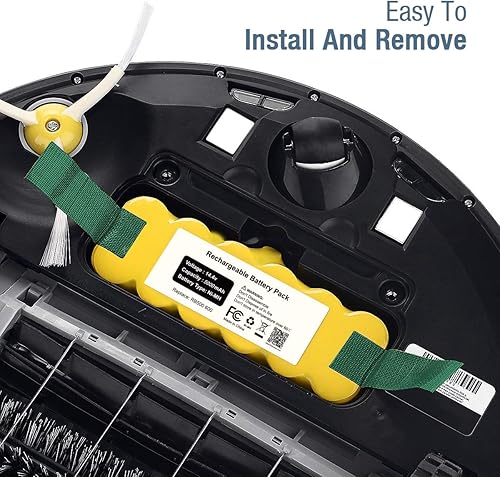 Miniatura 6 de Powerextra Batería de repuesto de 4.0Ah 14.4V compatible con Roomba R3 500 600 700 800 900 Series 500 510 531 535 540 550 552 560 570 580 595 620