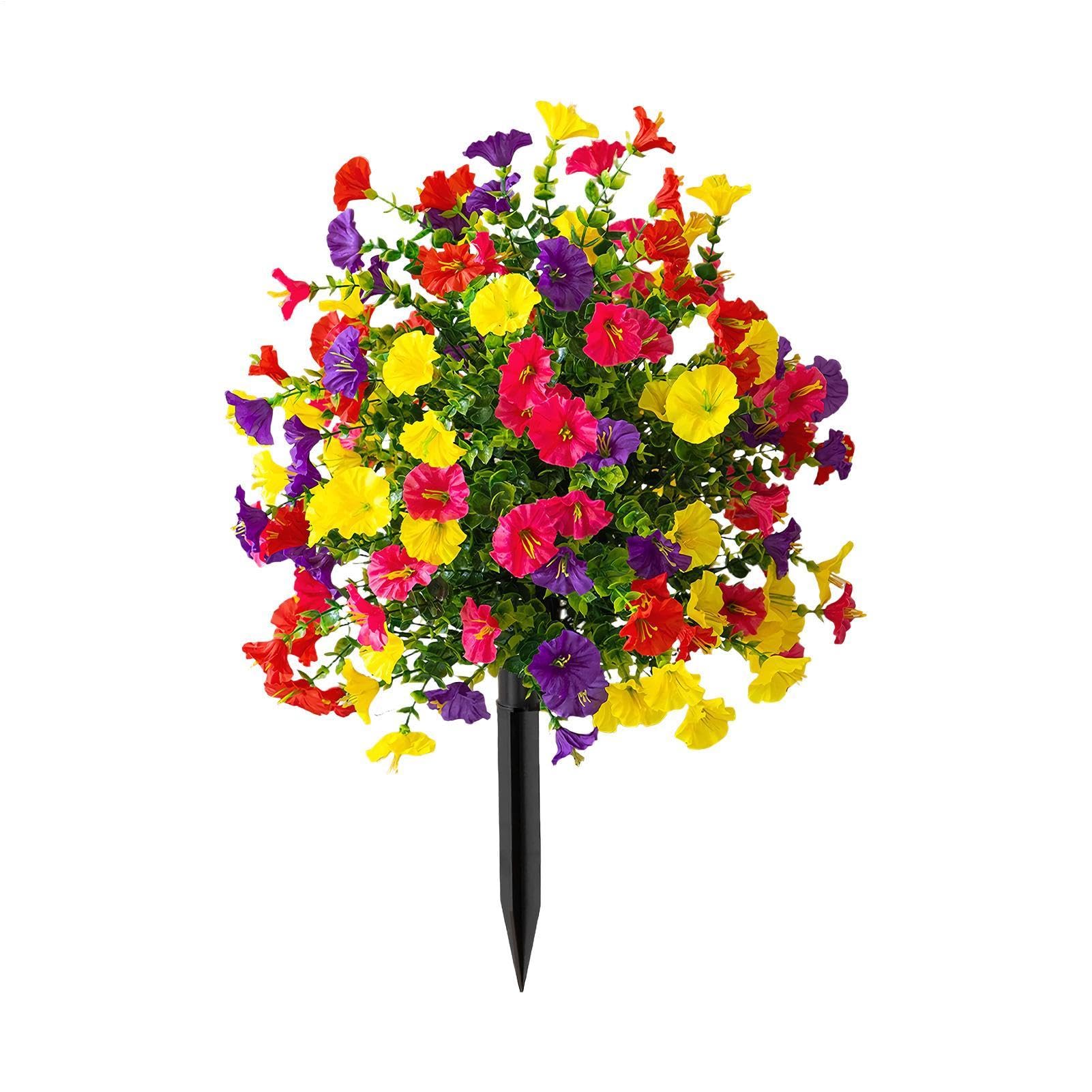 Fleurs artificielles d'extérieur anti-UV pour remplacer les plantes fanées