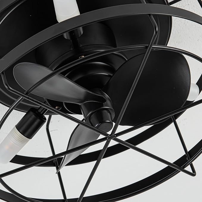 Ventilador de Techo 12.5 Pulgadas Con Luz y Control Remoto 1 miniatura 9