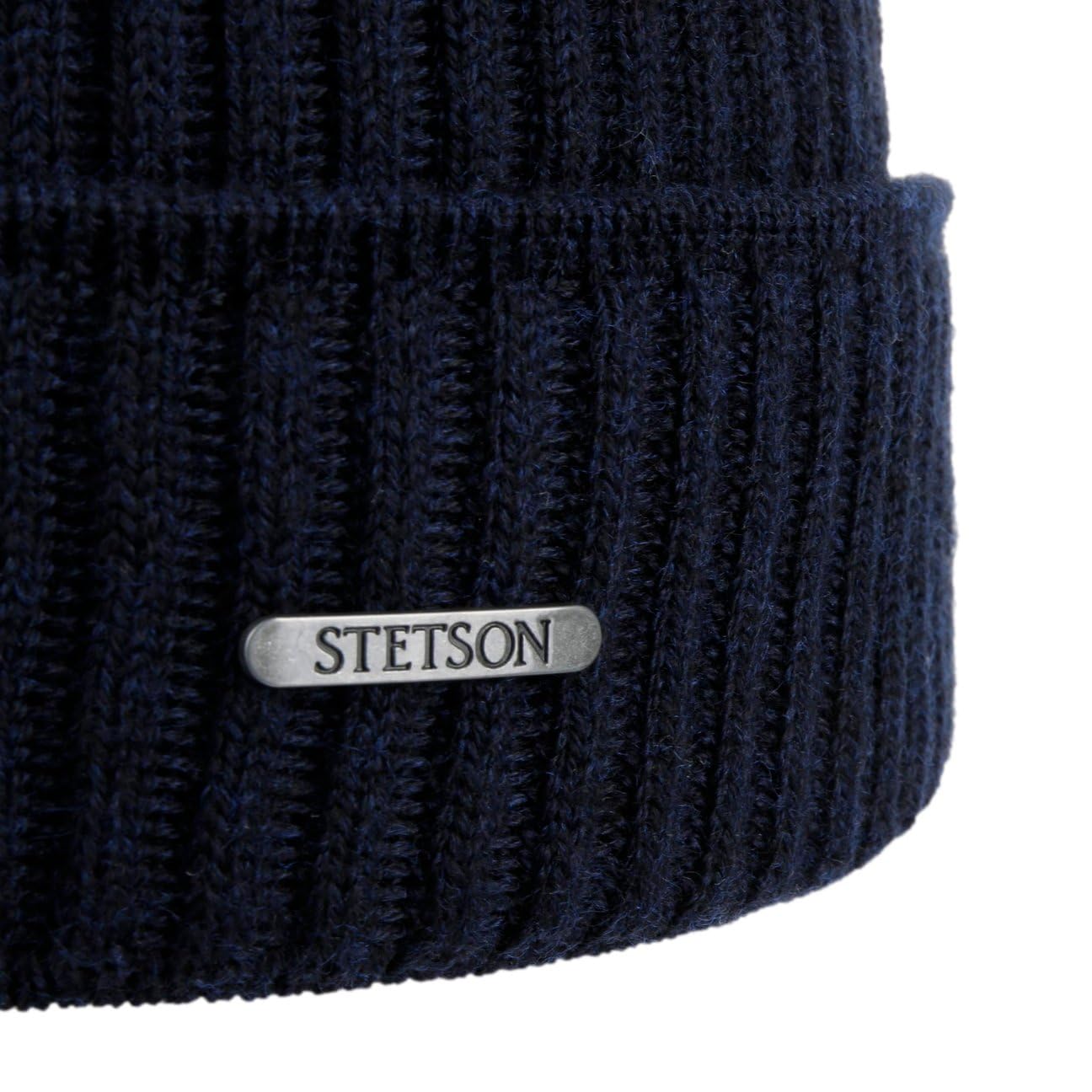 Stetson Berretto da Uomo in Lana Merino, Nero