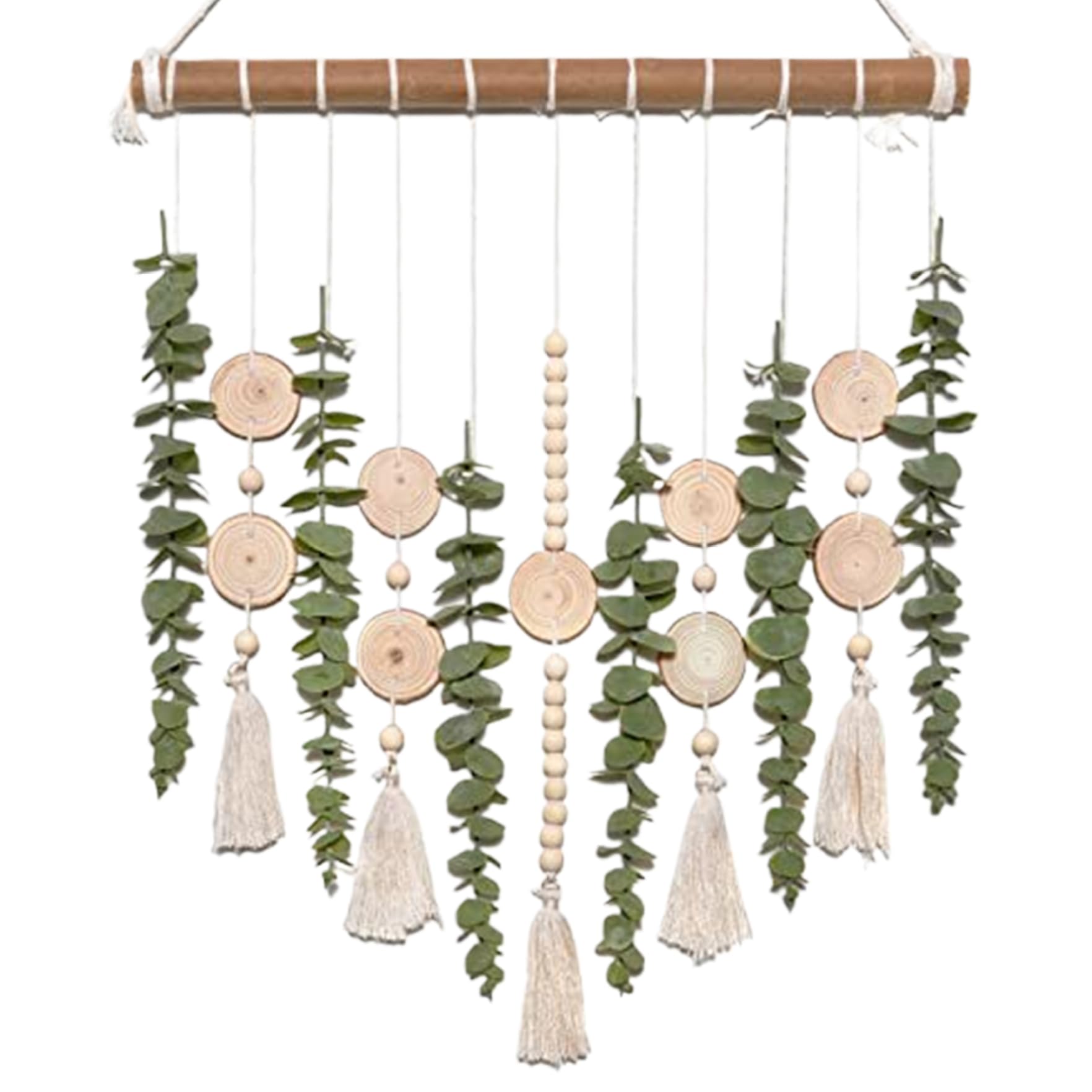 Eucalyptus artificiel suspendu pour décoration murale chambre et salle de bain chic