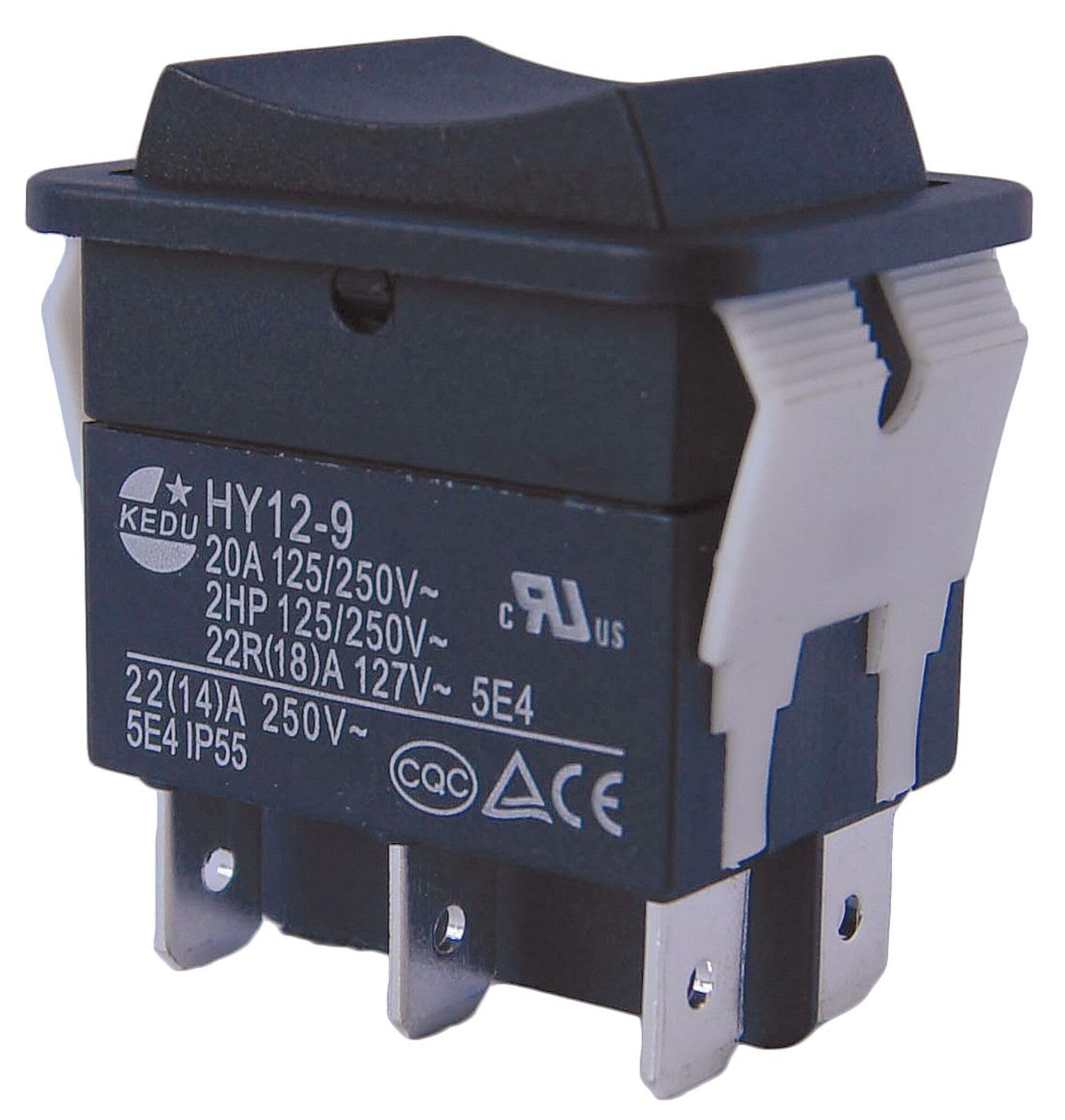 Rocker Switch, Dpdt, 6 Connections