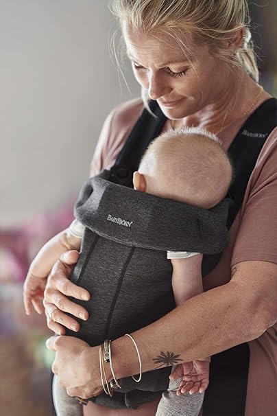 Babybjorn Baby Carrier Mini 3d Jersey Charcoal Grey Amazon Co Uk Baby Products