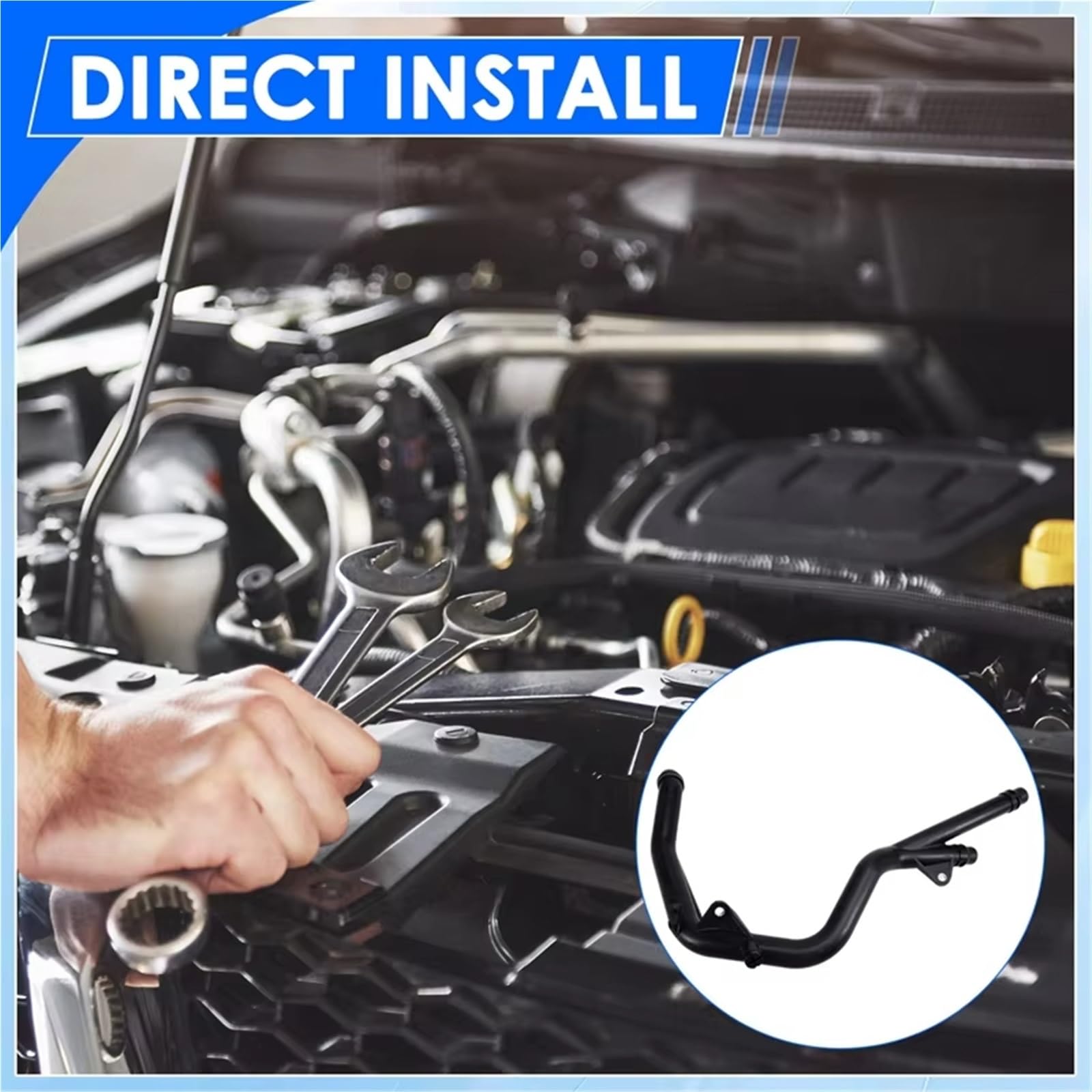 Durite De Radiateur Compatible Avec BMW Pour E38 E39 E46 1 Pièce De Rechange Pour Tuyau D'eau Refroidissement Et Retour Radiateur OEM : 11532247681
