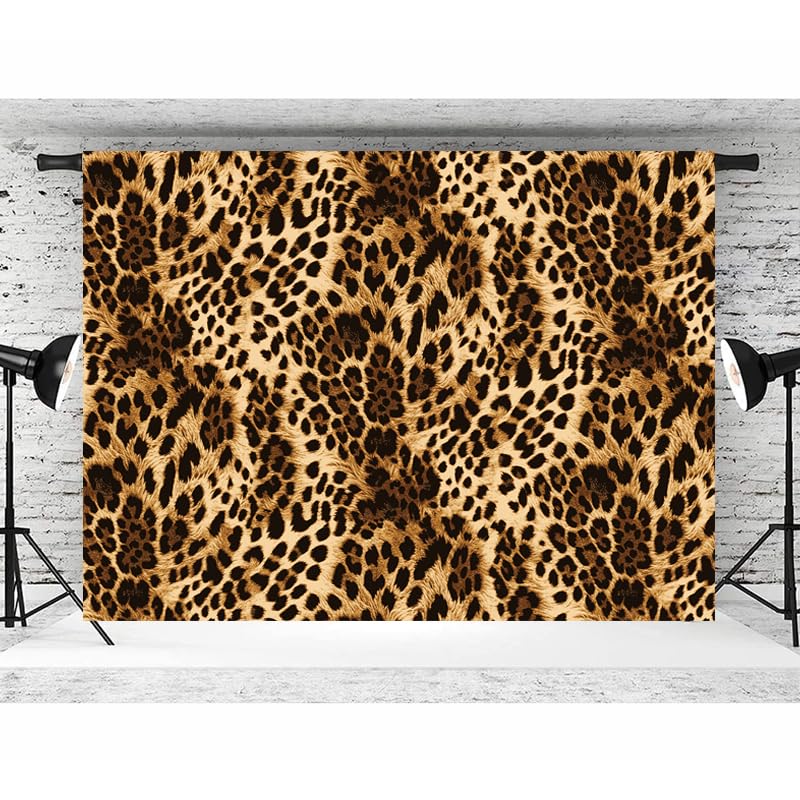 Fondo Fotográfico Leopardo 7x5ft Tela Vinilo miniatura 2