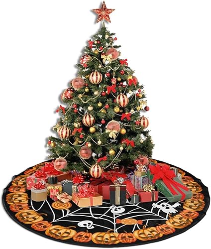 Miniatura 9 de Falda de árbol de vaquero americano del oeste, adornos para árbol de Navidad, falda de árbol para decoración de Navidad, 48 pulgadas