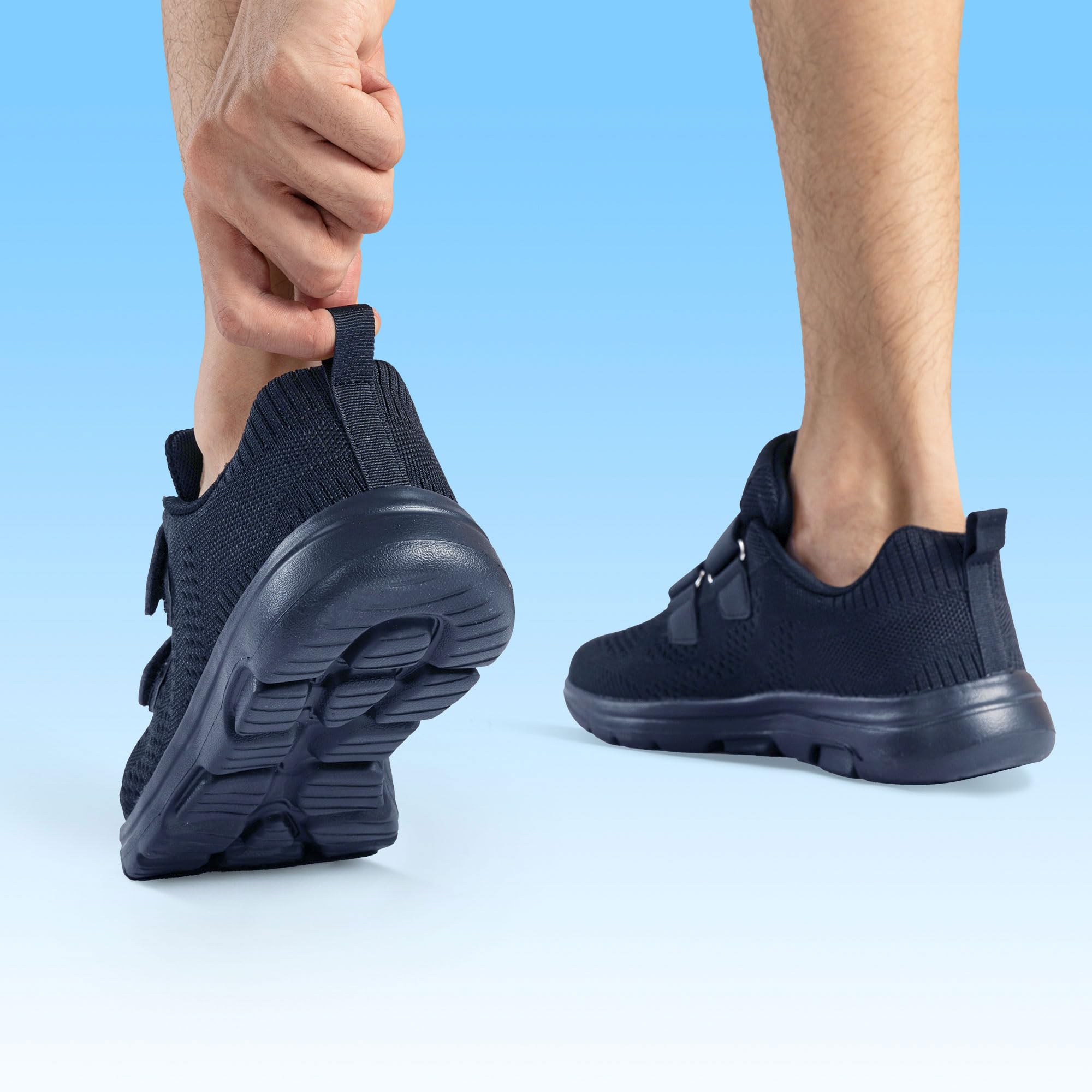 JOMIX Scarpe Uomo a Strappo Ginnastica Sneaker Sportive Donna da Corsa Running Scarpe Casual per Correre Camminare