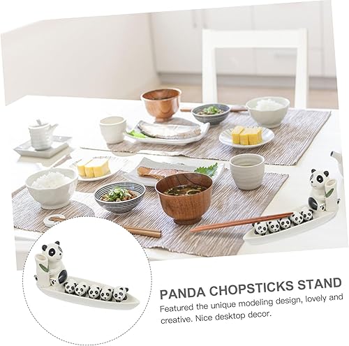 Miniatura 4 de Soporte para palillos de cerámica para palillos, soporte de cerámica para palillos, soporte para palillos de cerámica para colocar palillos mientras