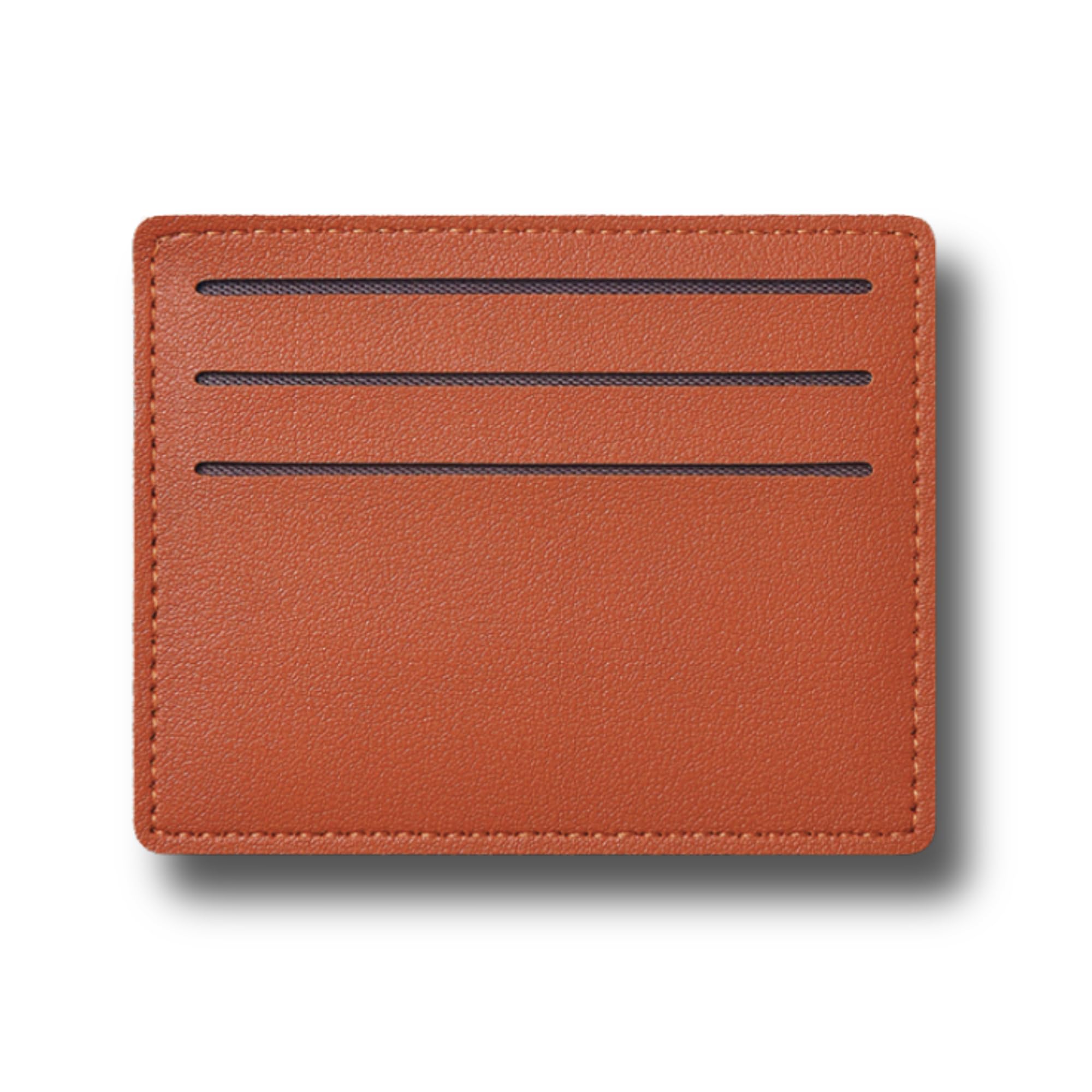 PU Leather Card Holder with 6 Card Slots | Ultra Slim Credit Card Wallet for Men & Women | Lightweight & Minimalist Card Case-image-37