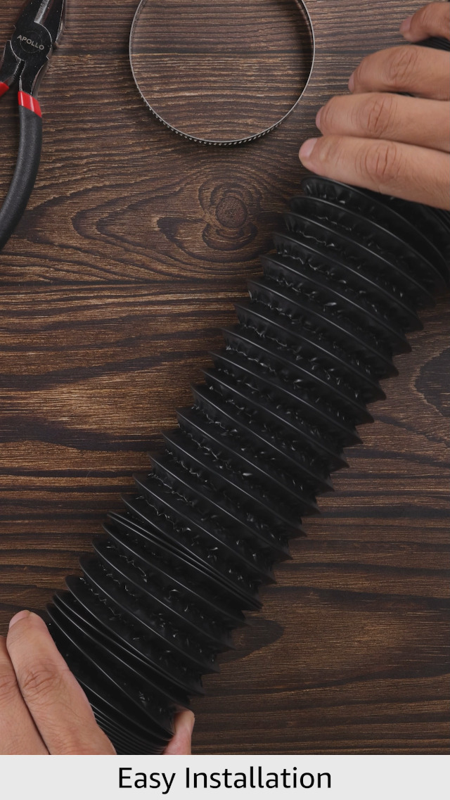 4-Zoll-Entlüftungsschlauch für flexible Trockner 10m Aluminium folien kanal für 4-Zoll-Entlüftungsschlauch für flexible Trockner 10m Aluminium folien kanal für