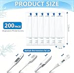 Digital Thermometer Probe Covers, 200 Pieces Disposable | Universal Electronic Thermometer Cover, For Health Center, Underarm Digital Home