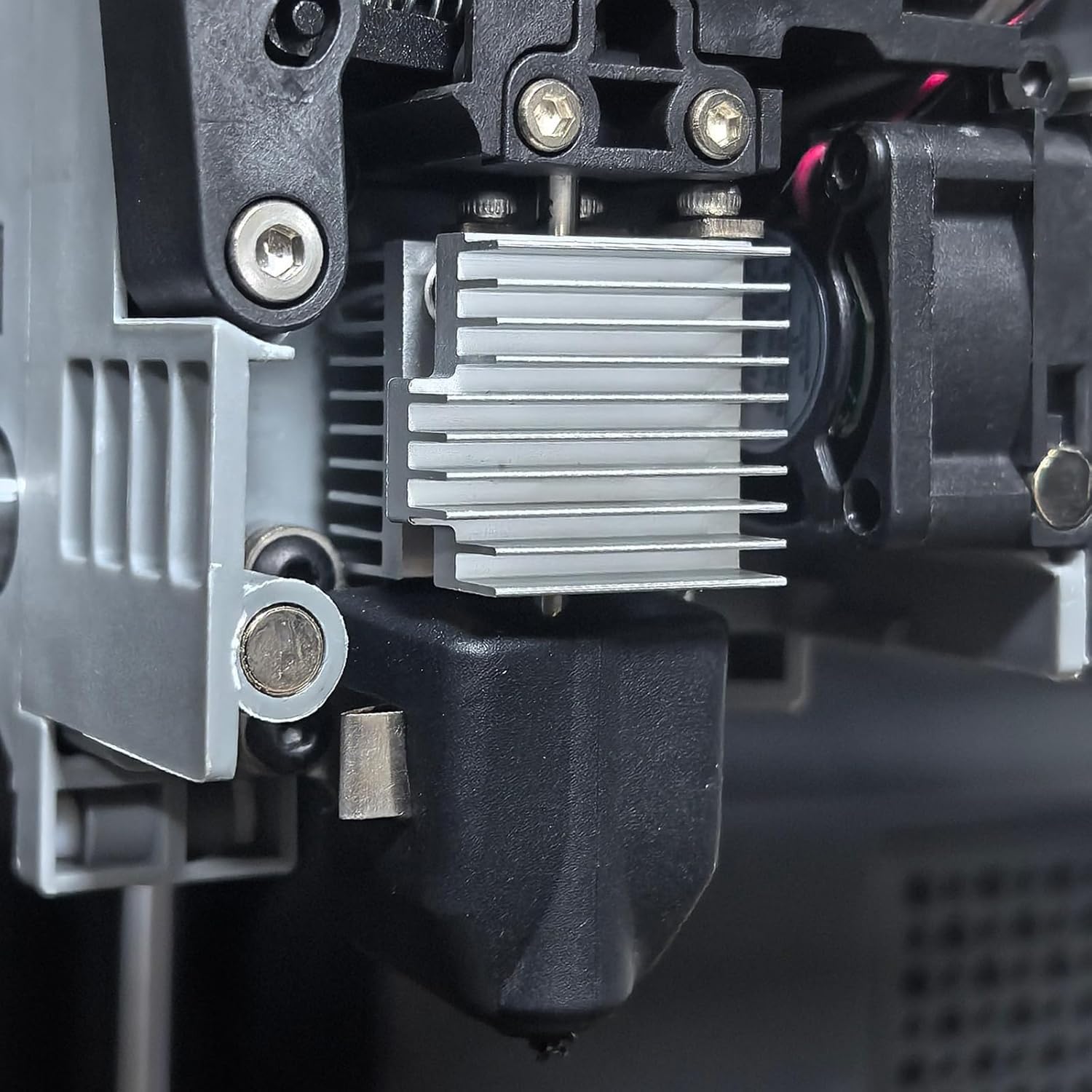 Repuesto de disipador de calor para Flashforg AD5X: radiador disipador de calor de aluminio plateado para cabezal de impresión, bloque de enfriamiento rápido, accesorios de impresora 3D Hotend