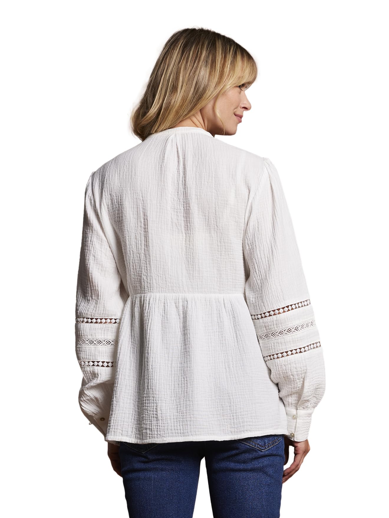 ENVIE DE FRAISE Blouse Grossesse et Allaitement en Dentelle macramé