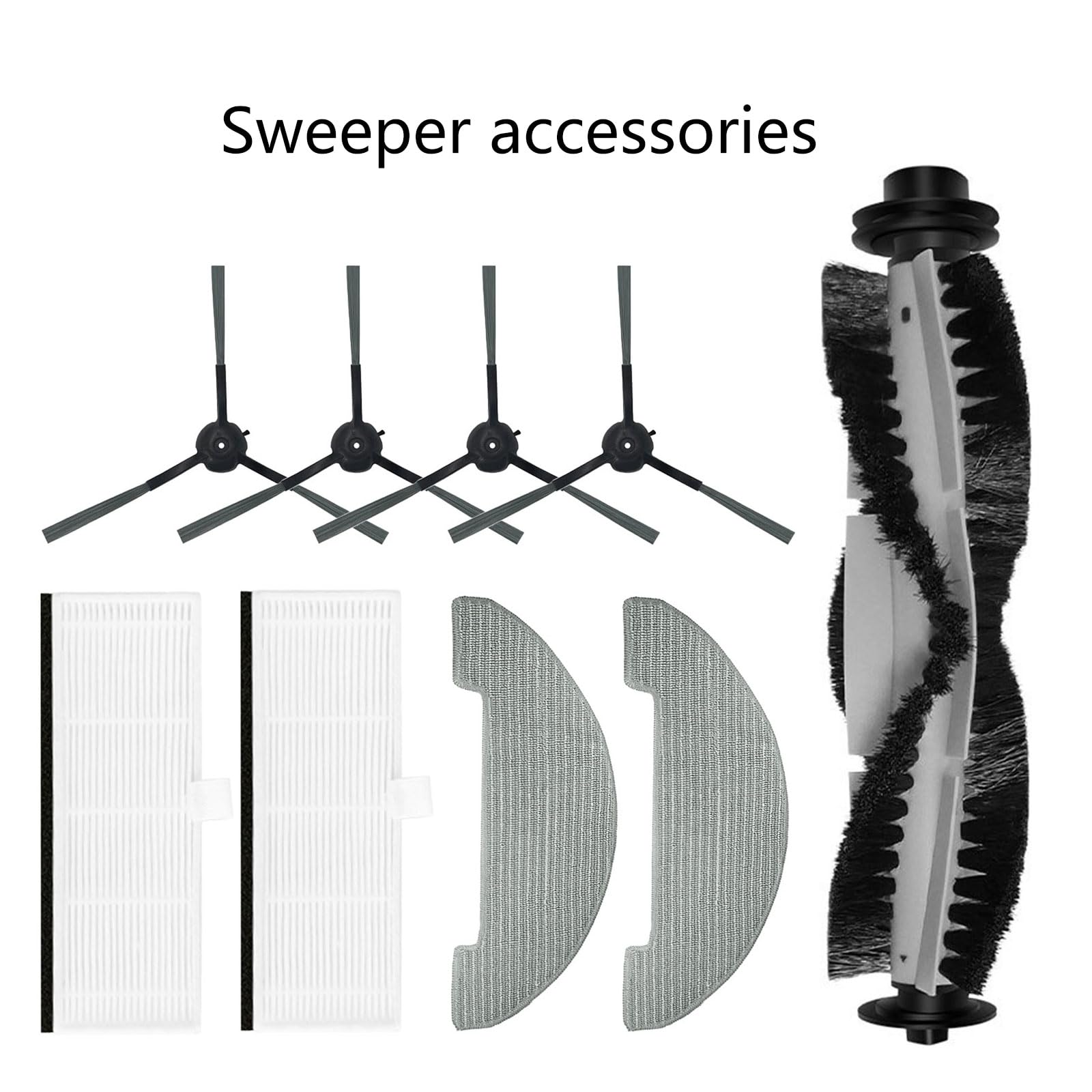 Spazzola principale Aspirapolvere Mop Panno Filtro Spazzola Laterale Efficiente Parte di Ricambio Spazzare Robot Accessori Per Modello