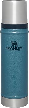STANLEY   Classic Vacuum Bottle 0.59L Hammertone Lake Blue, Thermos, Stainless Steel Bottle, Recycled Stainless, Water Bottle, Outdoor, Gift, Dishwasher-safe Japanese Official Product