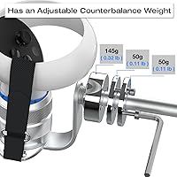 Vista 5 de Weighted Golf Club Attachment for Meta Quest 3 & Quest 3S - 90 DEGREE Aluminum Golf Club Adapter Handle Compatible with Quest 3/3S/2 and Quest Pro