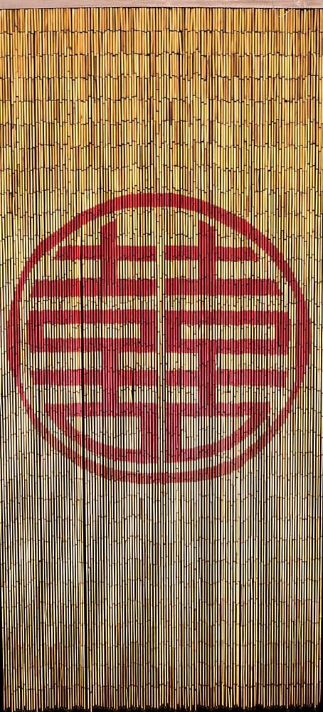 Beaded Bamboo Curtain , Double Happiness (symbol)