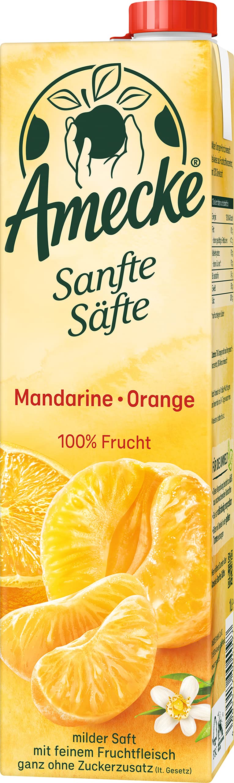 amecke 's suave Zumos Mandarin Naranja, 6 pack (6 x Paquete de 1 L)