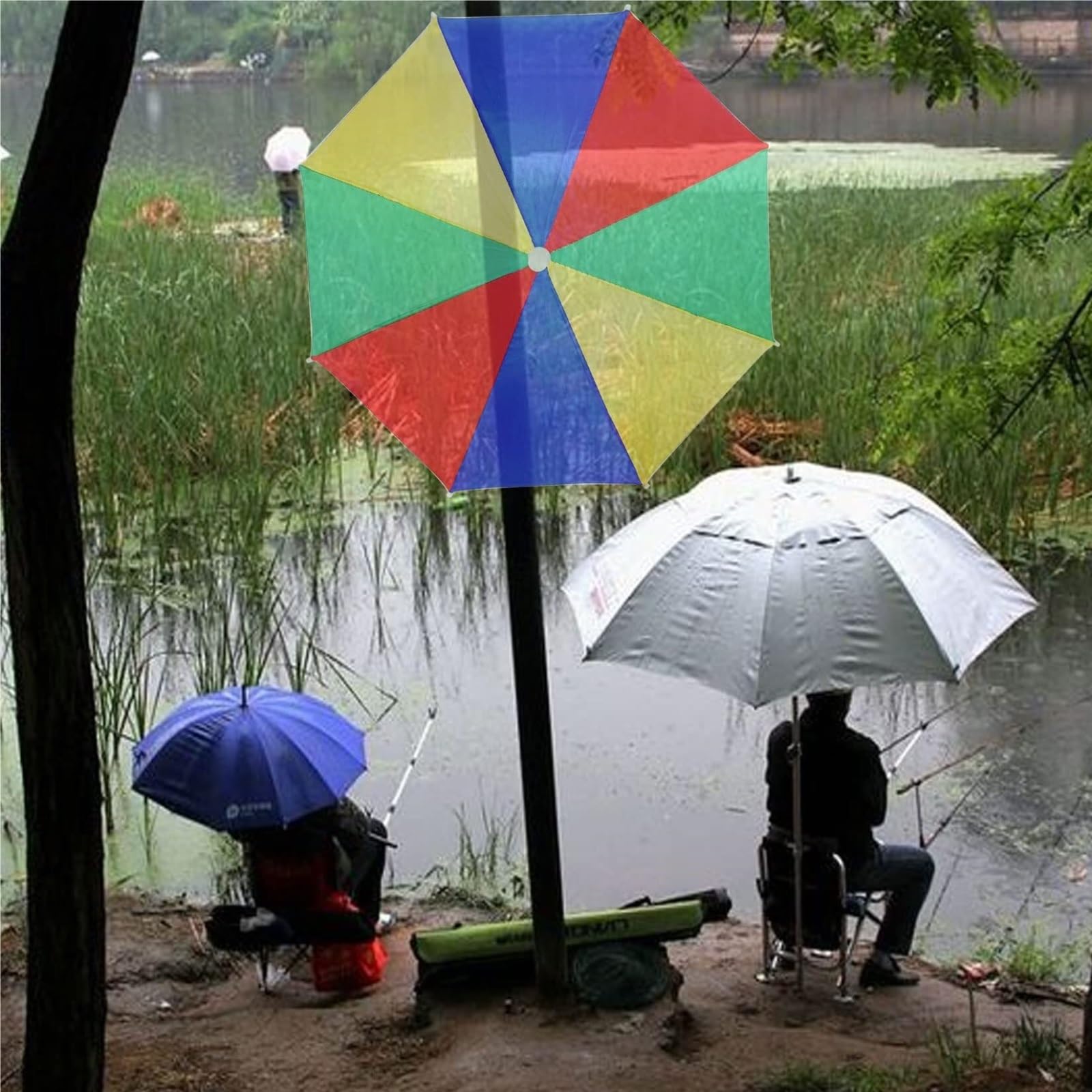 Przeciwsłoneczny Parasol Wędkarski 2 Szt. Lekki, Przenośny Parasol Do Aktywności Na Świeżym Powietrzu Ogrodnictwa