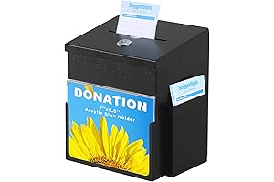 xydled Locking Suggestion Box for Church, School, and Business Donations